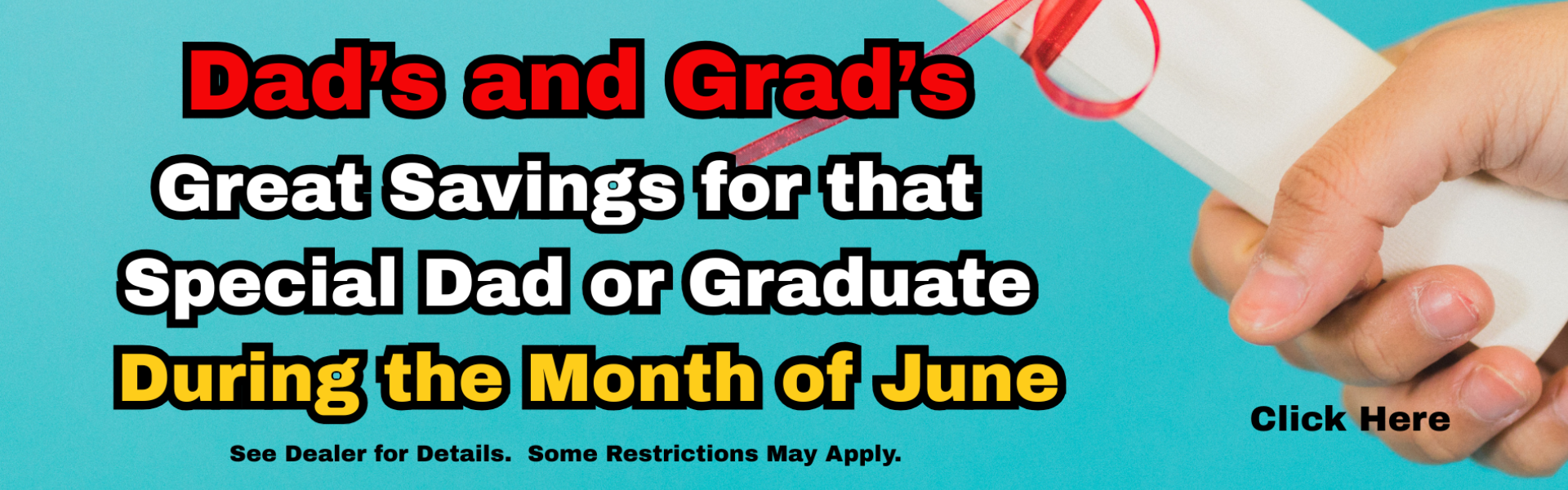 Dads and Grads banner June 2026